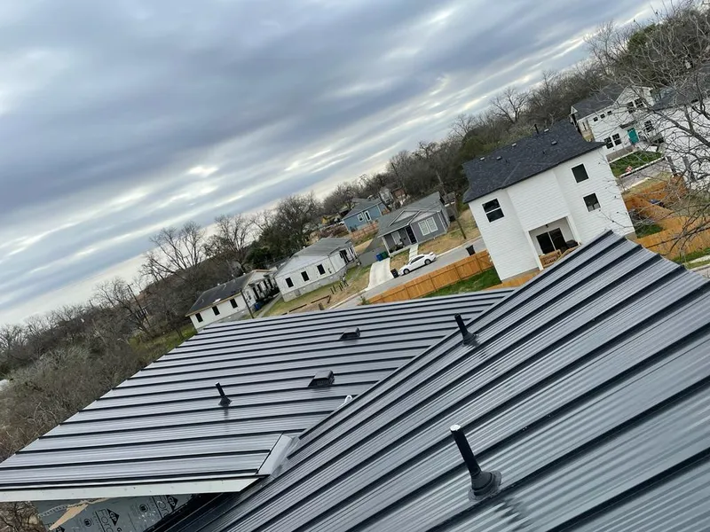 Standing seam metal roof panels with vents for Skylight Repair in Jesup